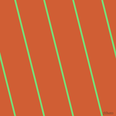 104 degree angle lines stripes, 6 pixel line width, 91 pixel line spacing, Pastel Green and Chilean Fire angled lines and stripes seamless tileable