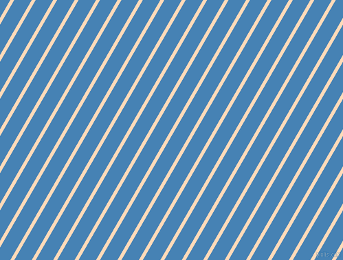 60 degree angle lines stripes, 5 pixel line width, 22 pixel line spacing, Peach Puff and Steel Blue angled lines and stripes seamless tileable