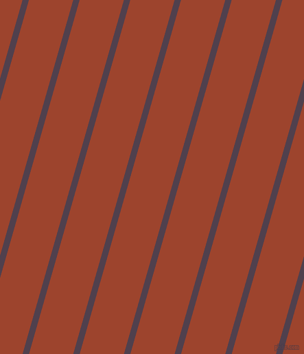 74 degree angle lines stripes, 9 pixel line width, 62 pixel line spacing, Purple Taupe and Rock Spray angled lines and stripes seamless tileable