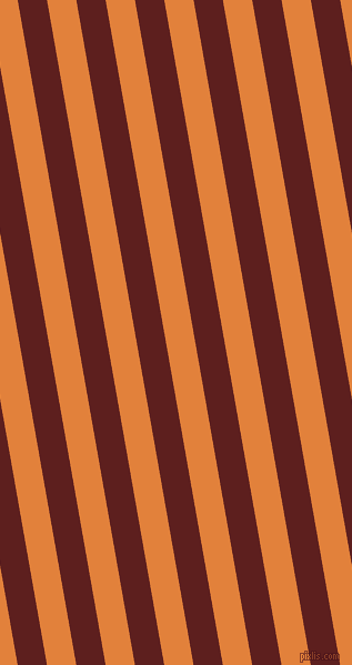 100 degree angle lines stripes, 26 pixel line width, 26 pixel line spacing, Red Oxide and Tree Poppy angled lines and stripes seamless tileable