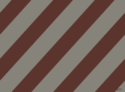 48 degree angle lines stripes, 49 pixel line width, 54 pixel line spacing, Redwood and Friar Grey angled lines and stripes seamless tileable