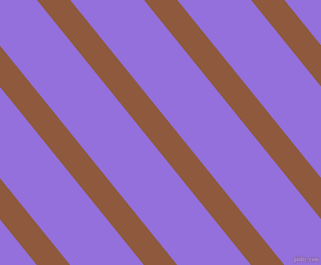 129 degree angle lines stripes, 37 pixel line width, 82 pixel line spacing, Rope and Medium Purple angled lines and stripes seamless tileable