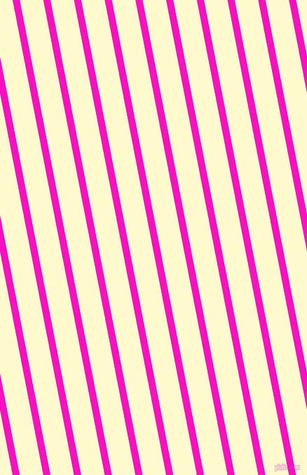 101 degree angle lines stripes, 10 pixel line width, 33 pixel line spacing, Shocking Pink and Lemon Chiffon angled lines and stripes seamless tileable