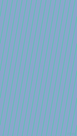80 degree angle lines stripes, 1 pixel line width, 19 pixel line spacing, Spring Green and Polo Blue angled lines and stripes seamless tileable