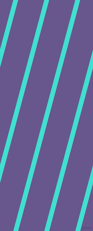 75 degree angle lines stripes, 18 pixel line width, 96 pixel line spacing, Turquoise and Butterfly Bush angled lines and stripes seamless tileable