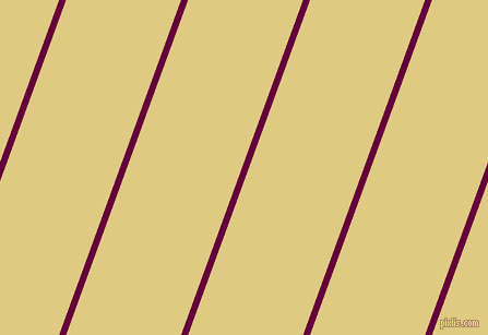 70 degree angle lines stripes, 6 pixel line width, 99 pixel line spacing, Tyrian Purple and Sandwisp angled lines and stripes seamless tileable