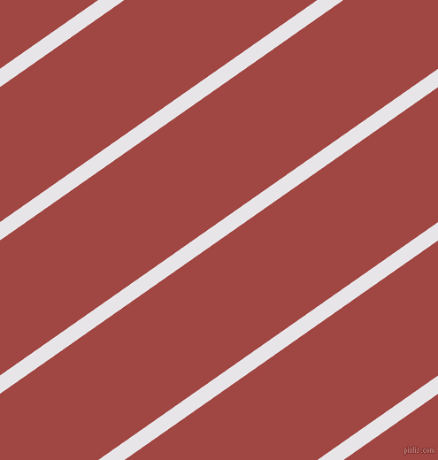 35 degree angle lines stripes, 17 pixel line width, 125 pixel line spacing, White Lilac and Roof Terracotta angled lines and stripes seamless tileable