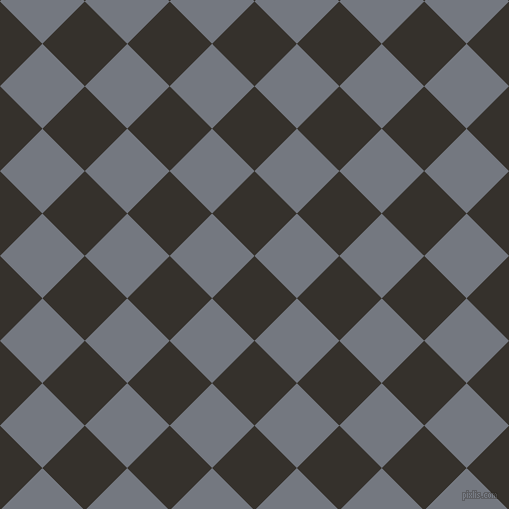 45/135 degree angle diagonal checkered chequered squares checker pattern checkers background, 60 pixel squares size, , Acadia and Storm Grey checkers chequered checkered squares seamless tileable