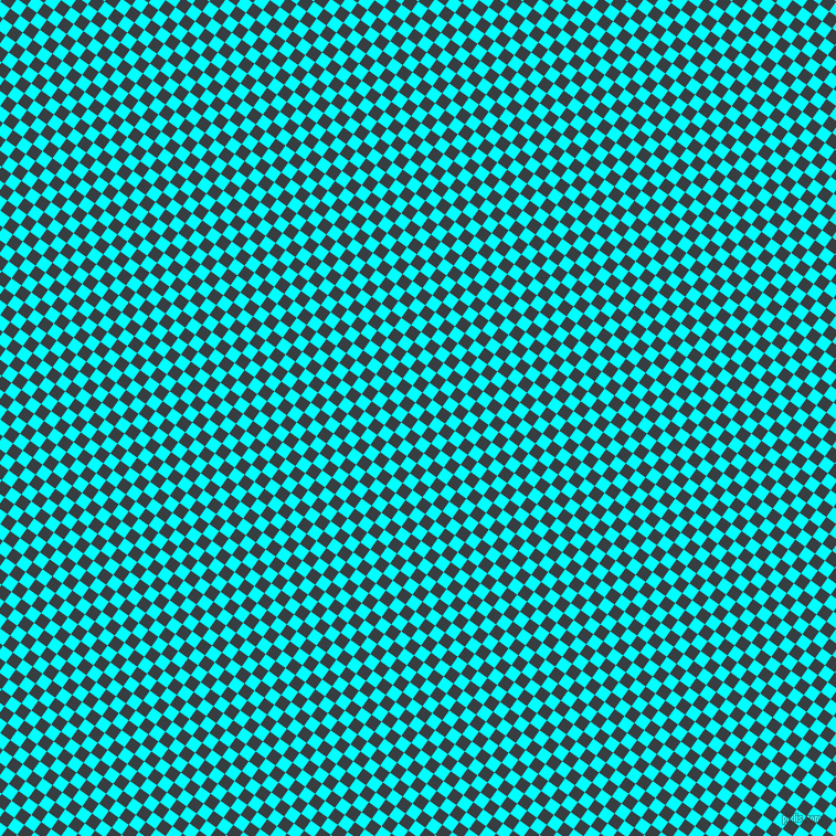 54/144 degree angle diagonal checkered chequered squares checker pattern checkers background, 11 pixel square size, , Aqua and Mine Shaft checkers chequered checkered squares seamless tileable