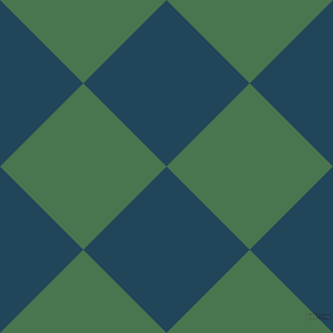 45/135 degree angle diagonal checkered chequered squares checker pattern checkers background, 171 pixel square size, Astronaut Blue and Killarney checkers chequered checkered squares seamless tileable
