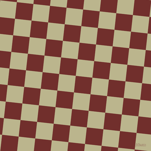 84/174 degree angle diagonal checkered chequered squares checker pattern checkers background, 55 pixel squares size, , Auburn and Coriander checkers chequered checkered squares seamless tileable