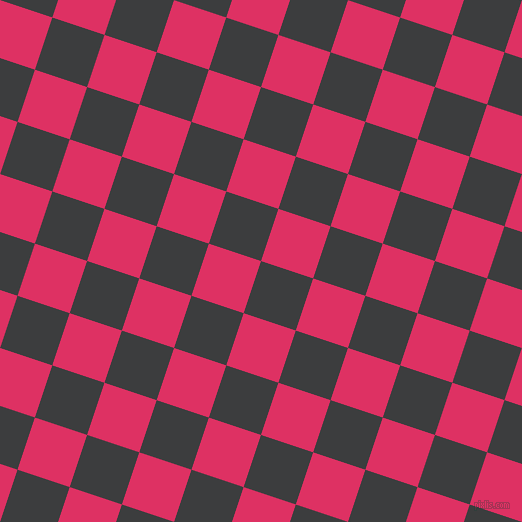 72/162 degree angle diagonal checkered chequered squares checker pattern checkers background, 55 pixel squares size, , Baltic Sea and Cerise checkers chequered checkered squares seamless tileable