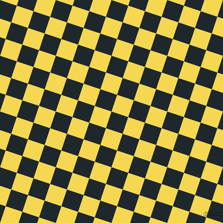 72/162 degree angle diagonal checkered chequered squares checker pattern checkers background, 35 pixel squares size, , Black Pearl and Energy Yellow checkers chequered checkered squares seamless tileable