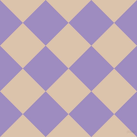 45/135 degree angle diagonal checkered chequered squares checker pattern checkers background, 136 pixel square size, , Bone and Cold Purple checkers chequered checkered squares seamless tileable