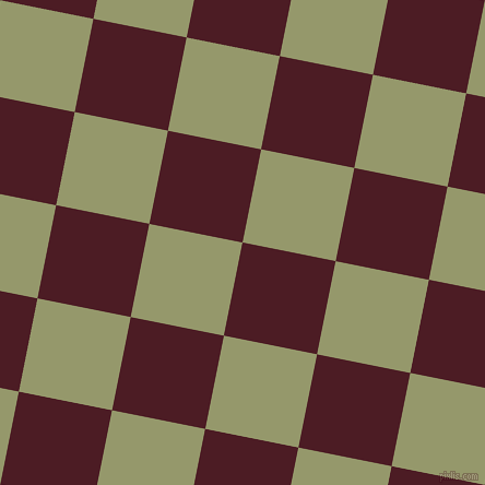 79/169 degree angle diagonal checkered chequered squares checker pattern checkers background, 87 pixel square size, , Bordeaux and Avocado checkers chequered checkered squares seamless tileable