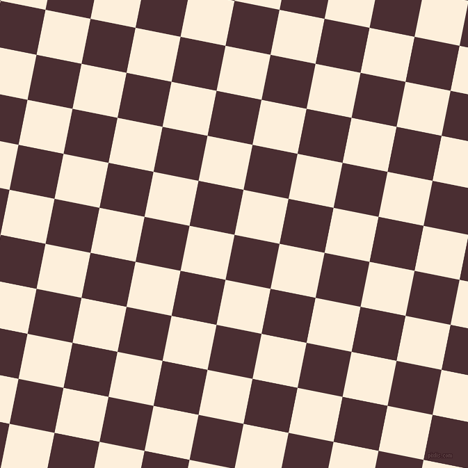 79/169 degree angle diagonal checkered chequered squares checker pattern checkers background, 66 pixel square size, Cab Sav and Forget Me Not checkers chequered checkered squares seamless tileable