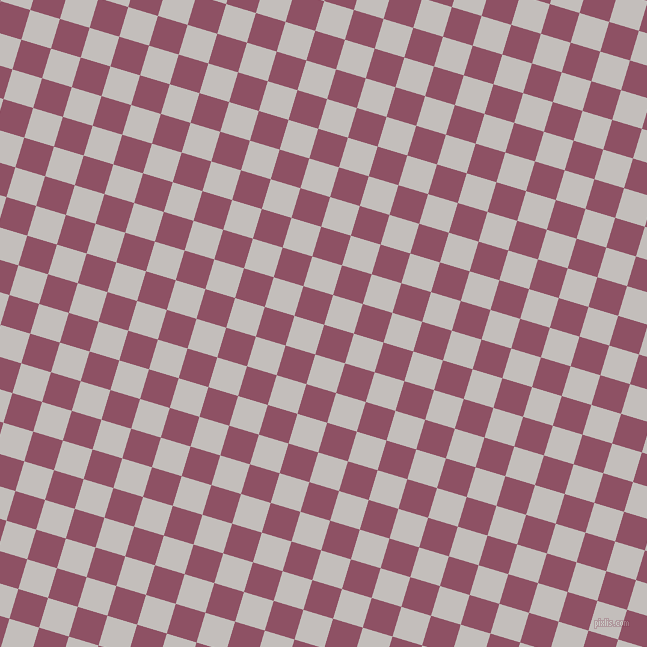 73/163 degree angle diagonal checkered chequered squares checker pattern checkers background, 31 pixel squares size, , Cannon Pink and Pale Slate checkers chequered checkered squares seamless tileable