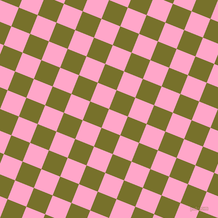 68/158 degree angle diagonal checkered chequered squares checker pattern checkers background, 40 pixel square size, , Carnation Pink and Crete checkers chequered checkered squares seamless tileable