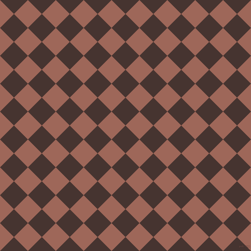 45/135 degree angle diagonal checkered chequered squares checker pattern checkers background, 63 pixel square size, , Cedar and Au Chico checkers chequered checkered squares seamless tileable