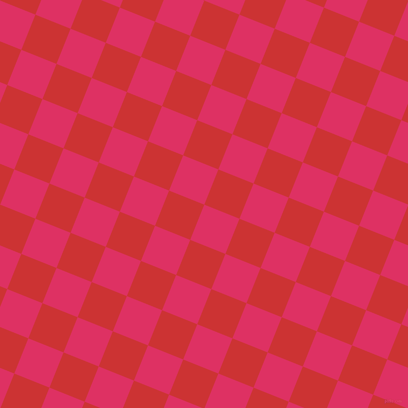 68/158 degree angle diagonal checkered chequered squares checker pattern checkers background, 77 pixel square size, Cerise and Persian Red checkers chequered checkered squares seamless tileable