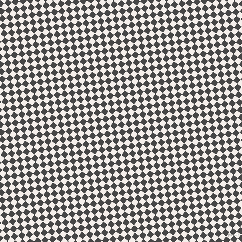 52/142 degree angle diagonal checkered chequered squares checker pattern checkers background, 18 pixel squares size, , Charcoal and Hint Of Red checkers chequered checkered squares seamless tileable