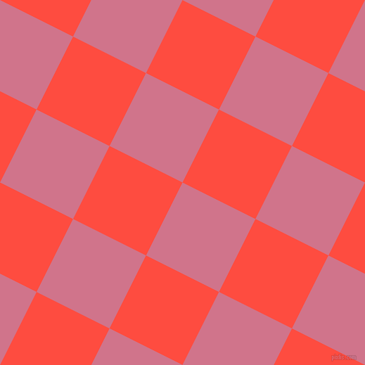 63/153 degree angle diagonal checkered chequered squares checker pattern checkers background, 116 pixel square size, , Charm and Sunset Orange checkers chequered checkered squares seamless tileable