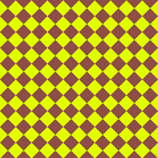 45/135 degree angle diagonal checkered chequered squares checker pattern checkers background, 37 pixel square size, , Chartreuse Yellow and Matrix checkers chequered checkered squares seamless tileable