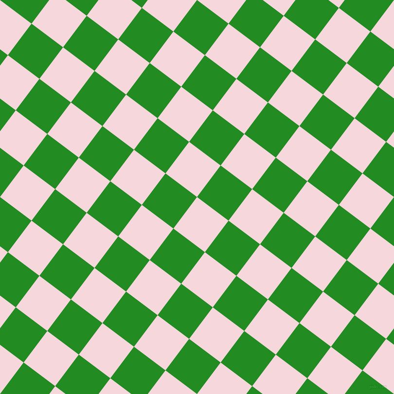 53/143 degree angle diagonal checkered chequered squares checker pattern checkers background, 81 pixel square size, , Cherub and Forest Green checkers chequered checkered squares seamless tileable