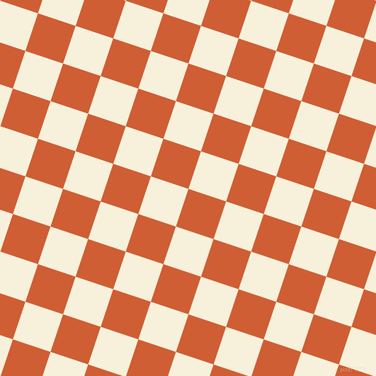 72/162 degree angle diagonal checkered chequered squares checker pattern checkers background, 56 pixel squares size, Chilean Fire and Apricot White checkers chequered checkered squares seamless tileable