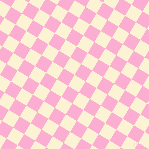 59/149 degree angle diagonal checkered chequered squares checker pattern checkers background, 43 pixel squares size, , China Ivory and Lavender Pink checkers chequered checkered squares seamless tileable
