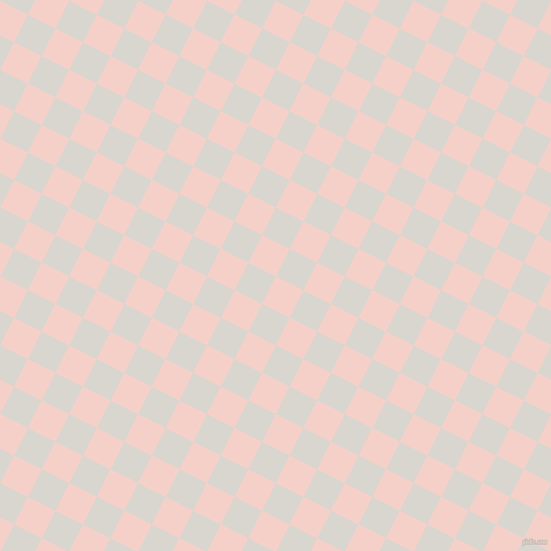 63/153 degree angle diagonal checkered chequered squares checker pattern checkers background, 44 pixel squares size, Coral Candy and Timberwolf checkers chequered checkered squares seamless tileable