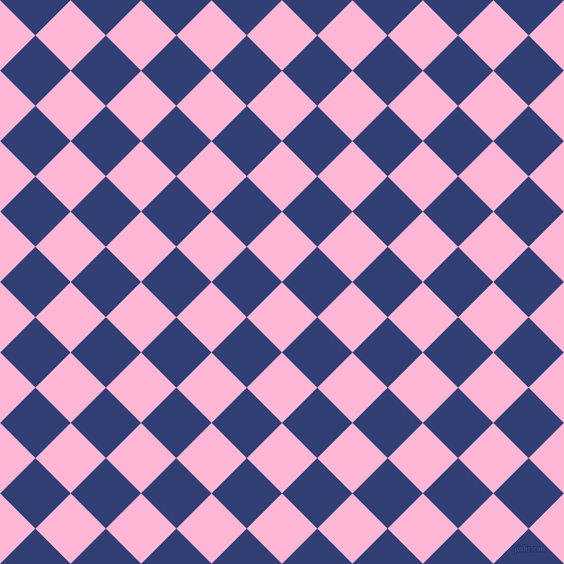 45/135 degree angle diagonal checkered chequered squares checker pattern checkers background, 56 pixel squares size, , Cotton Candy and Resolution Blue checkers chequered checkered squares seamless tileable