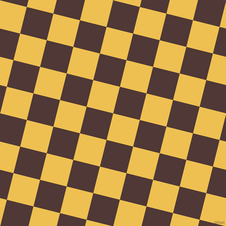 76/166 degree angle diagonal checkered chequered squares checker pattern checkers background, 94 pixel square size, , Cream Can and Cocoa Bean checkers chequered checkered squares seamless tileable