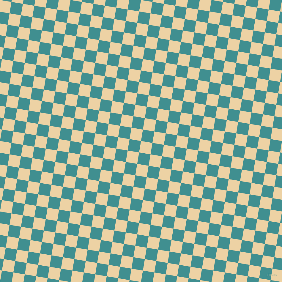 81/171 degree angle diagonal checkered chequered squares checker pattern checkers background, 39 pixel squares size, , Dairy Cream and Blue Chill checkers chequered checkered squares seamless tileable