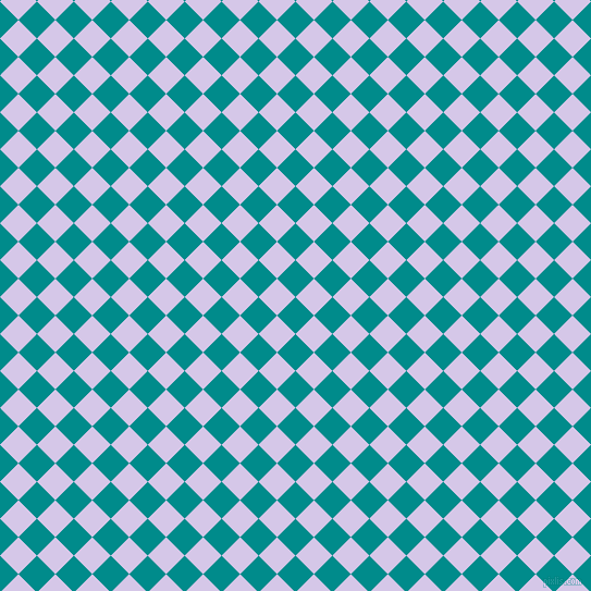 45/135 degree angle diagonal checkered chequered squares checker pattern checkers background, 24 pixel square size, , Dark Cyan and Fog checkers chequered checkered squares seamless tileable