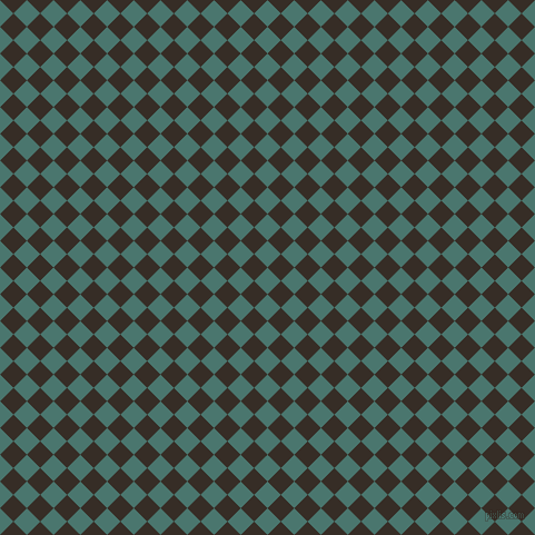 45/135 degree angle diagonal checkered chequered squares checker pattern checkers background, 17 pixel squares size, , Dark Green Copper and Coffee Bean checkers chequered checkered squares seamless tileable