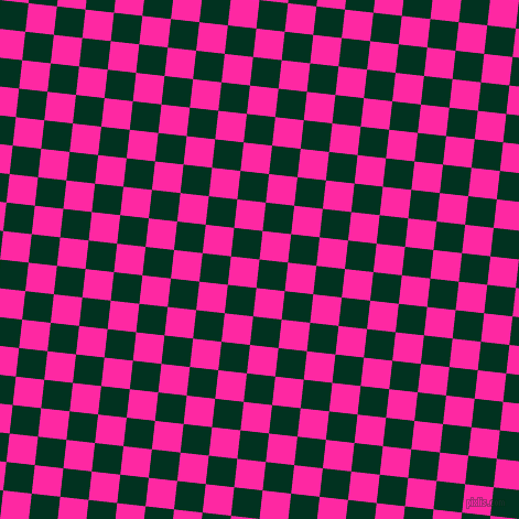 84/174 degree angle diagonal checkered chequered squares checker pattern checkers background, 26 pixel squares size, , Dark Green and Persian Rose checkers chequered checkered squares seamless tileable