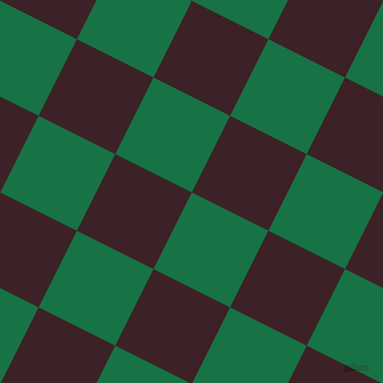 63/153 degree angle diagonal checkered chequered squares checker pattern checkers background, 123 pixel square size, Dark Spring Green and Temptress checkers chequered checkered squares seamless tileable