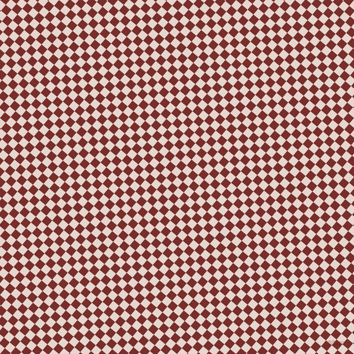 50/140 degree angle diagonal checkered chequered squares checker pattern checkers background, 15 pixel square size, Dawn Pink and Lusty checkers chequered checkered squares seamless tileable