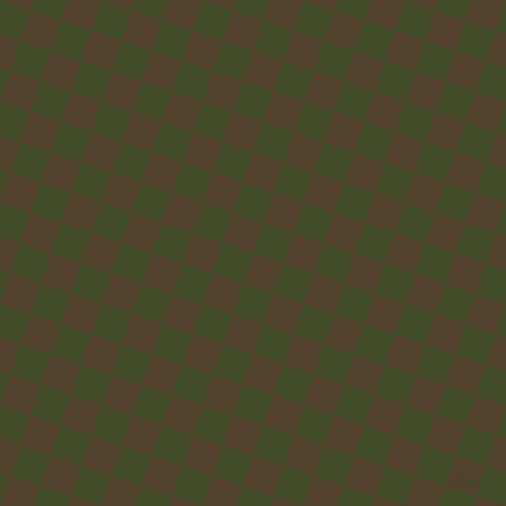 72/162 degree angle diagonal checkered chequered squares checker pattern checkers background, 32 pixel square size, Deep Bronze and Bronzetone checkers chequered checkered squares seamless tileable