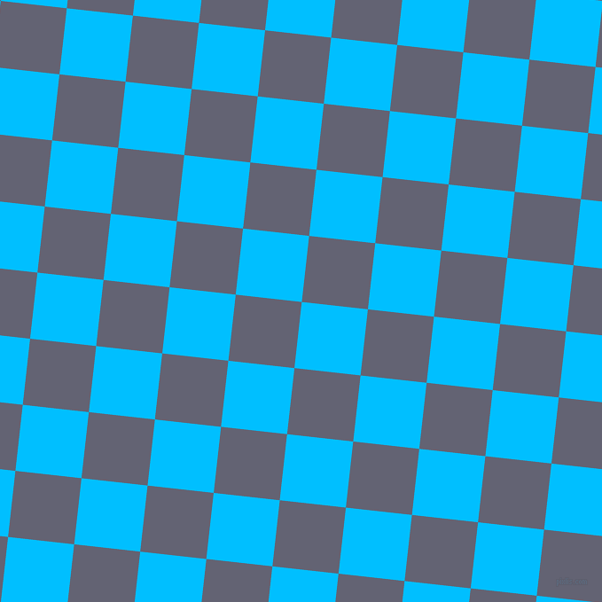 84/174 degree angle diagonal checkered chequered squares checker pattern checkers background, 75 pixel square size, , Deep Sky Blue and Comet checkers chequered checkered squares seamless tileable