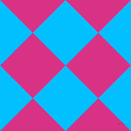 45/135 degree angle diagonal checkered chequered squares checker pattern checkers background, 159 pixel square size, , Deep Sky Blue and Deep Cerise checkers chequered checkered squares seamless tileable