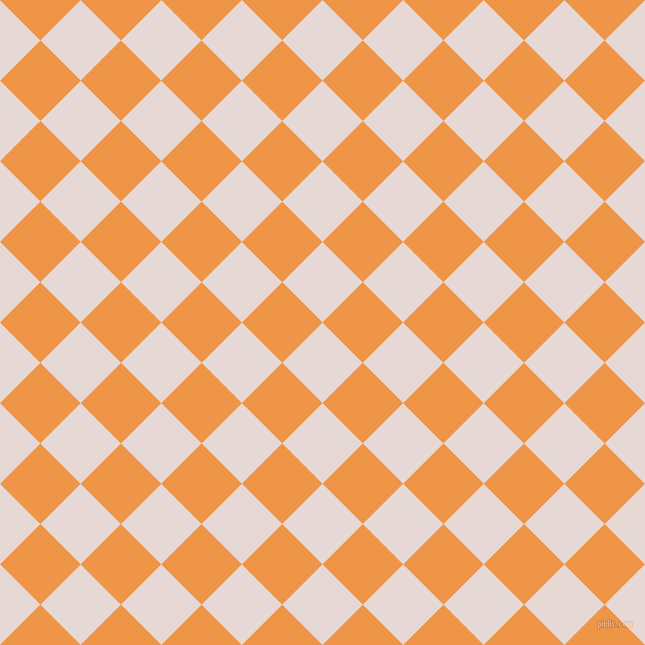45/135 degree angle diagonal checkered chequered squares checker pattern checkers background, 57 pixel squares size, , Ebb and Sea Buckthorn checkers chequered checkered squares seamless tileable
