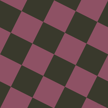 63/153 degree angle diagonal checkered chequered squares checker pattern checkers background, 96 pixel squares size, , El Paso and Cannon Pink checkers chequered checkered squares seamless tileable