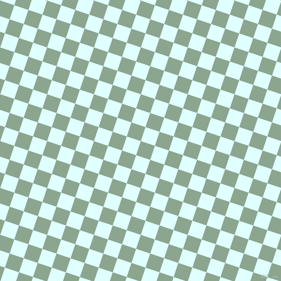 72/162 degree angle diagonal checkered chequered squares checker pattern checkers background, 30 pixel square size, , Envy and Light Cyan checkers chequered checkered squares seamless tileable