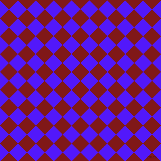 45/135 degree angle diagonal checkered chequered squares checker pattern checkers background, 44 pixel square size, , Falu Red and Han Purple checkers chequered checkered squares seamless tileable