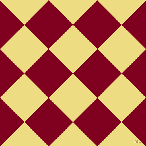 45/135 degree angle diagonal checkered chequered squares checker pattern checkers background, 120 pixel square size, , Flax and Burgundy checkers chequered checkered squares seamless tileable