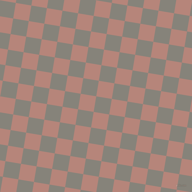81/171 degree angle diagonal checkered chequered squares checker pattern checkers background, 55 pixel square size, , Friar Grey and Brandy Rose checkers chequered checkered squares seamless tileable
