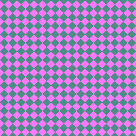 45/135 degree angle diagonal checkered chequered squares checker pattern checkers background, 21 pixel squares size, , Fuchsia Pink and Lochinvar checkers chequered checkered squares seamless tileable