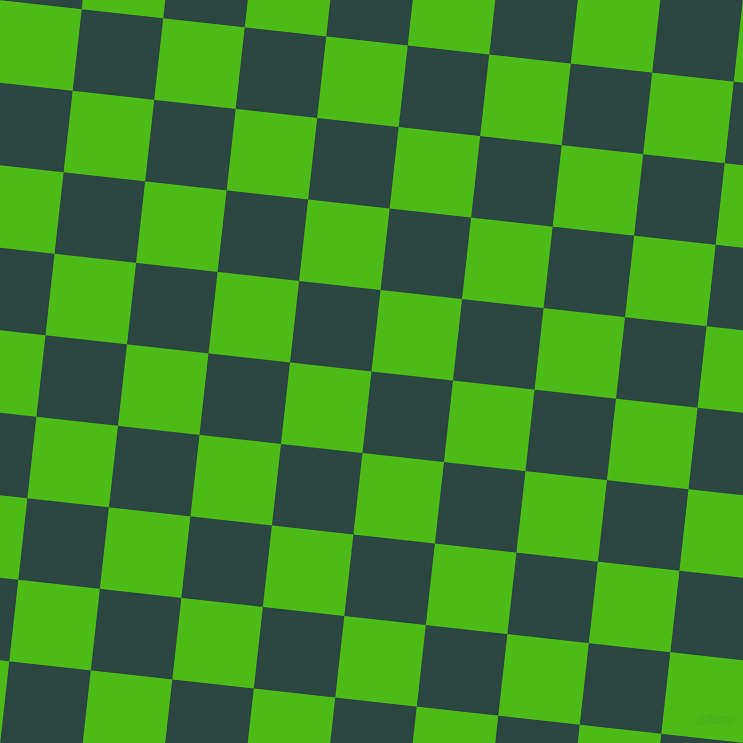 84/174 degree angle diagonal checkered chequered squares checker pattern checkers background, 82 pixel squares size, , Gable Green and Kelly Green checkers chequered checkered squares seamless tileable